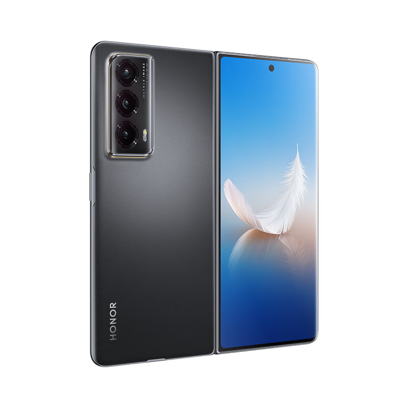 荣耀Magic Vs2 16GB+512GB 绒黑色 超轻薄折叠机身 5000mAh大电池 调光护眼屏 第一代骁龙8+旗舰芯片 荣耀鹰眼相机40倍长焦摄影 5G手机