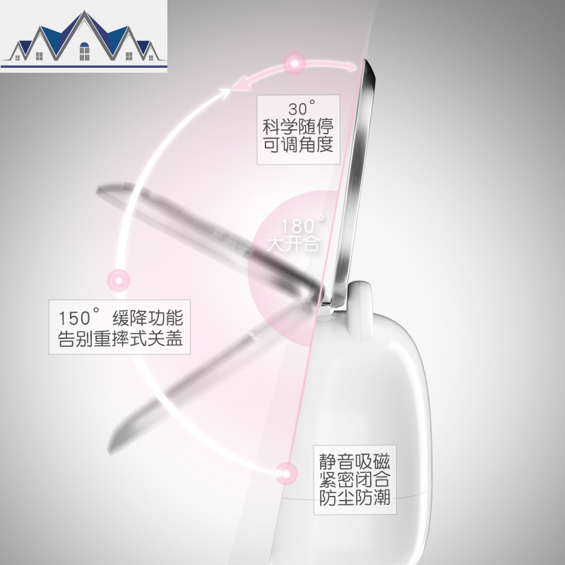 网红防尘化妆品收纳盒带镜子一体家用大容量梳妆台护肤口红置物架 三维工匠高清大图