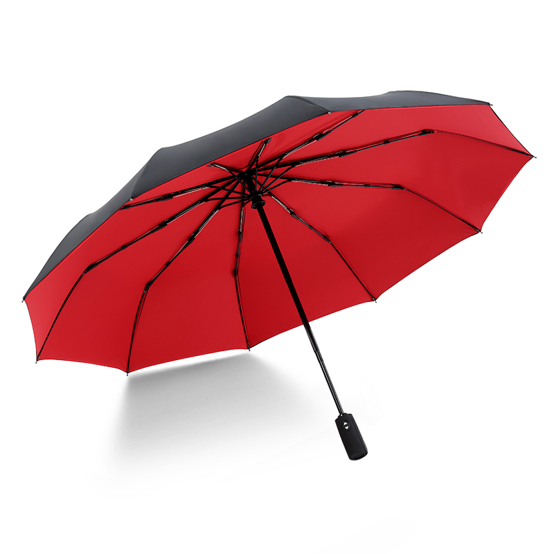 旭晴双层十骨全自动抗风加大加固双人晴雨两用伞