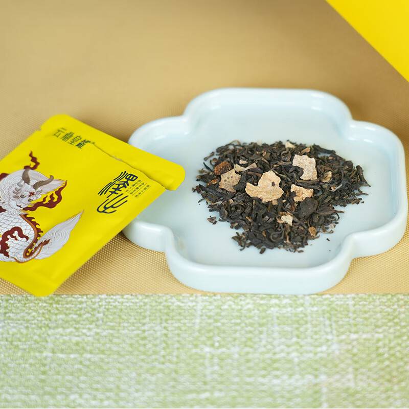 2015年布朗普洱生茶+2021年新会核心产区小青柑高清大图