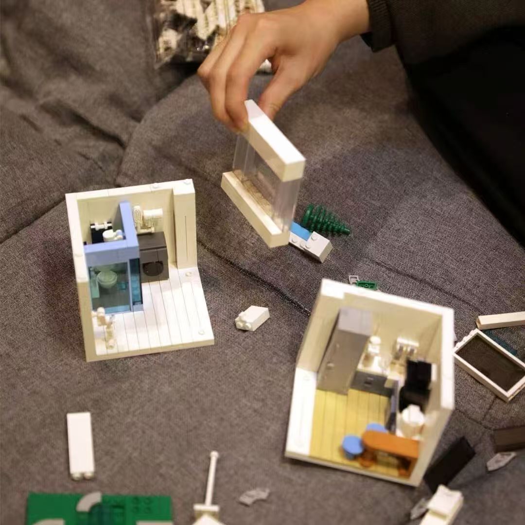 小米组合式场景积木款智能家庭模型房间中国风国产巅峰礼物建筑高清大图