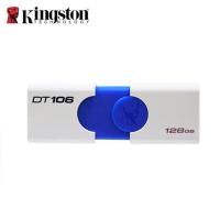 金士顿(Kingston)DT106优盘 128GB u盘USB3.1高速电脑时尚商务创意u盘 128g推拉办公U盘白色