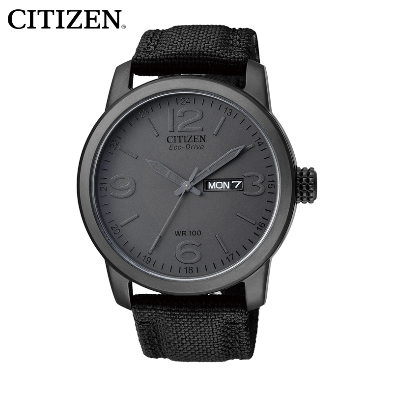 西铁城(CITIZEN)手表光动能尼龙表带休闲时尚运动防水男表BM8475-00FB