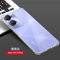 BOEEK 适用于vivo Y37手机壳y37m气囊防摔散热透明软壳简约男女个性全包镜头精孔保护套