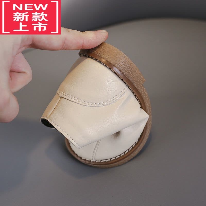 可莉允女宝宝秋冬鞋子婴儿小皮靴学步鞋软底公主鞋女童小童靴子加绒短靴图片