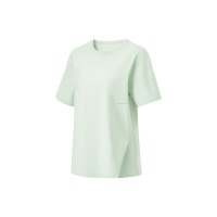 李宁(LI-NING)速干T恤女士夏季2024新款健身服排湿圆领宽松上衣运动短袖女