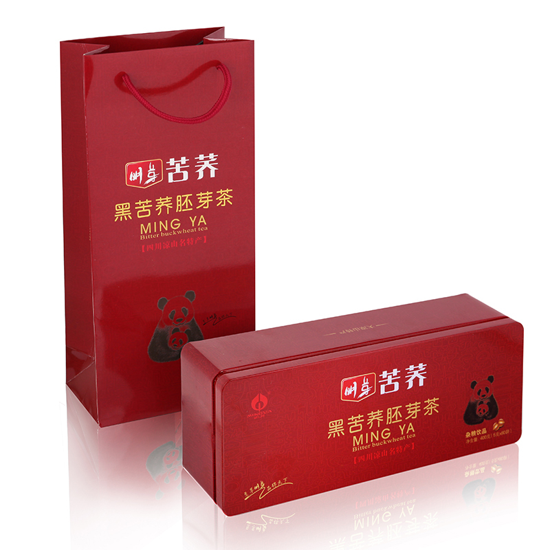 明芽苦荞茶四川大凉山全胚芽苦荞麦花草茶花茶400g