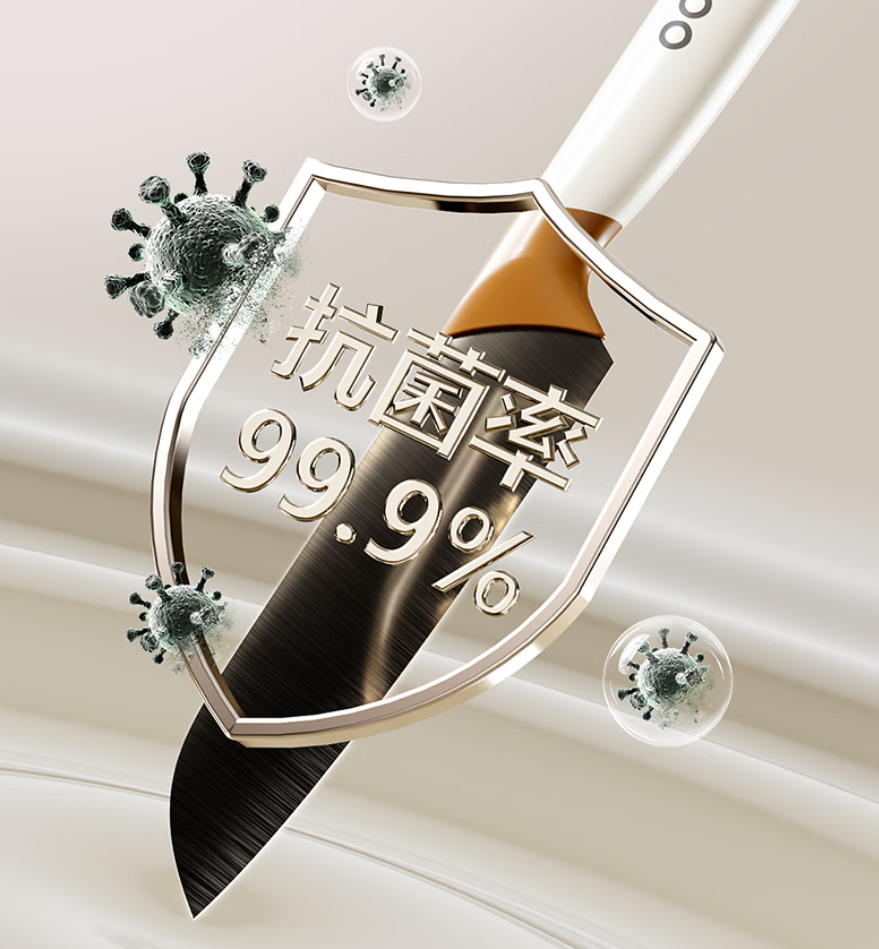 OOU!鹿系列六件套DJ0089高碳钢锋利耐用轻量化握感舒适厨房户外多用高清大图