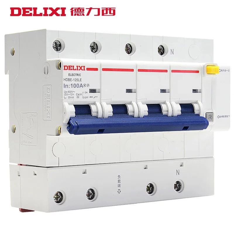 德力西 漏电断路器 规格:DZ47sLE 4P 40A