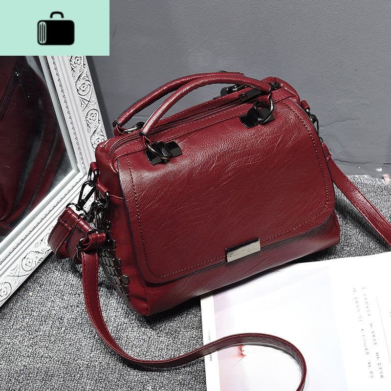 女士包包2020新款手提包单肩包斜挎包软包时尚百搭小包包三种配带NEW LAKE女士单肩包图片