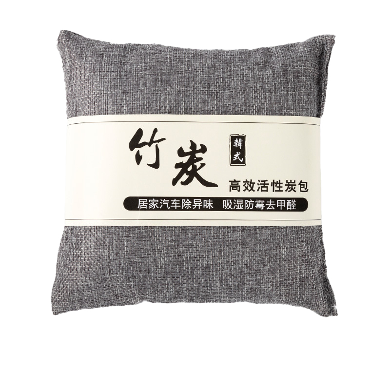 竹炭包汽车除甲醛除臭车载活性炭用炭包净化除味异味高清大图