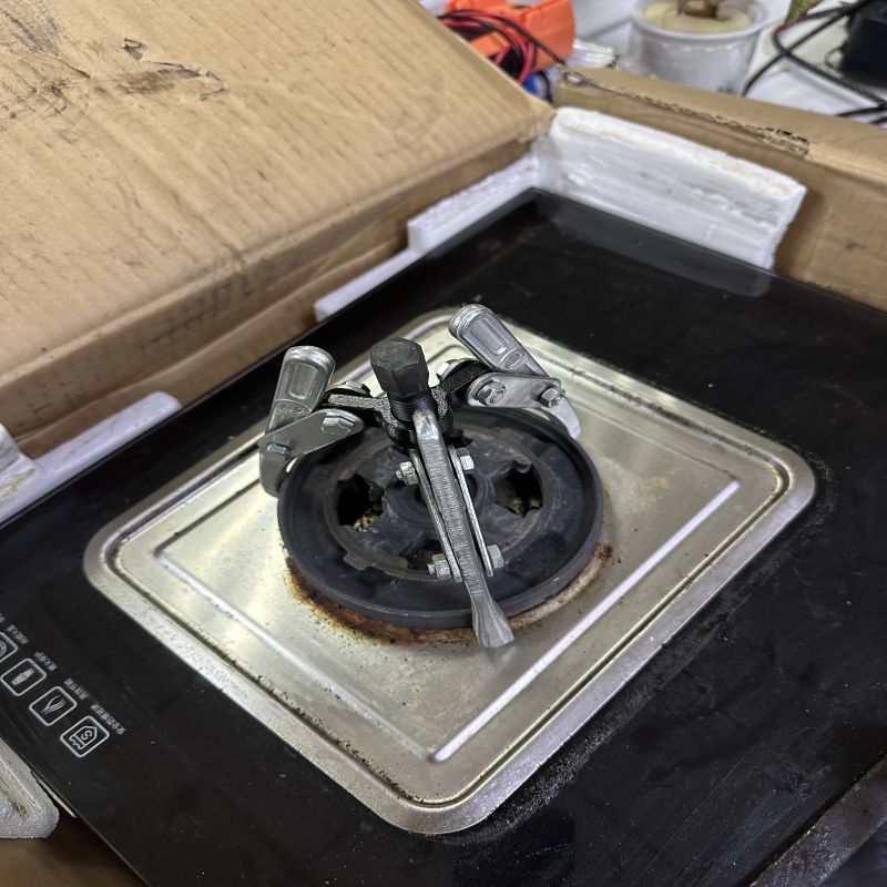 帮客材配 多功能三爪拉马轴承拆卸工具 三角抓拉拔器 收前验货高清大图
