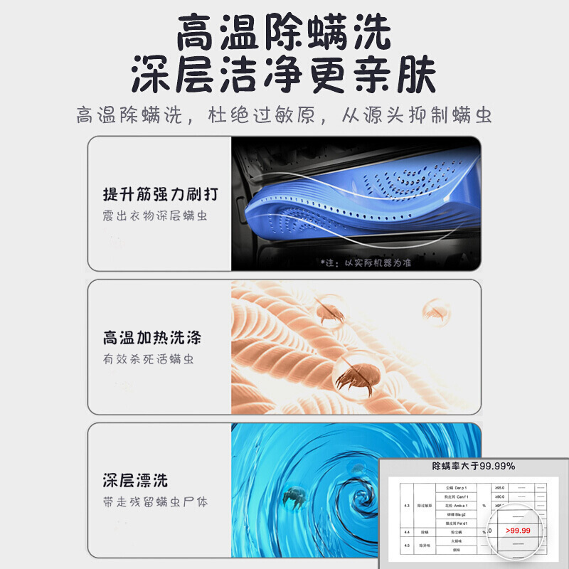 TG100EM01G-Y50C 水魔方10公斤变频滚筒洗衣机全自动 智能家电高清大图