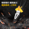 得力(deli) 尖嘴钳铬钒钢夹持钳手柄PVC包胶断线钳6英寸 DL2106Z 3个起订