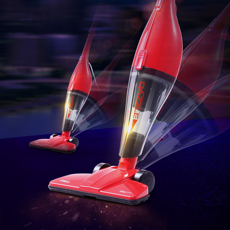 德尔玛手持推杆2合1吸尘器dx117c视频