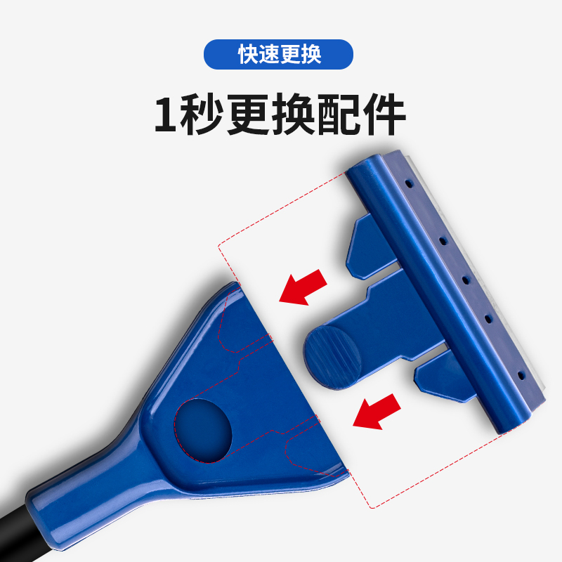 鱼缸刷子清洁长柄伸缩鱼网鱼捞水族箱捞渔网手抄鱼缸壁清理工具器高清大图