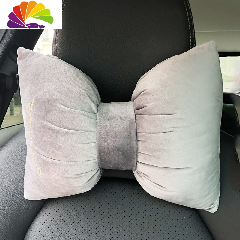 舒适主义汽车头枕护颈枕一对车用靠枕腰靠座椅车上颈椎枕头抱枕萌可爱