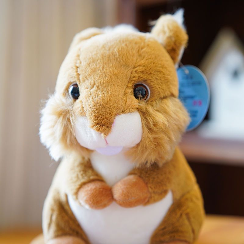 公仔大尾仿真巴松鼠毛绒玩具小可爱小号玩偶送女生儿童节生日礼物深