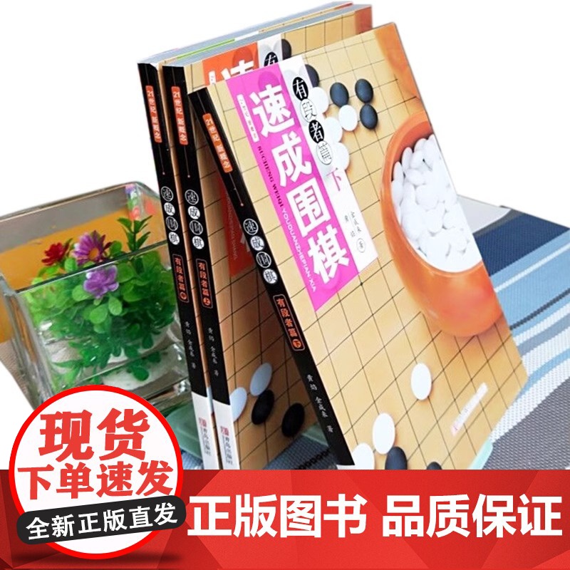 [央视网]速成围棋有段者篇 上中下3册 黄焰 金成来著 围棋速成教程书籍 专业棋手的实战对局 研究生围棋教材 围棋技巧训高清大图