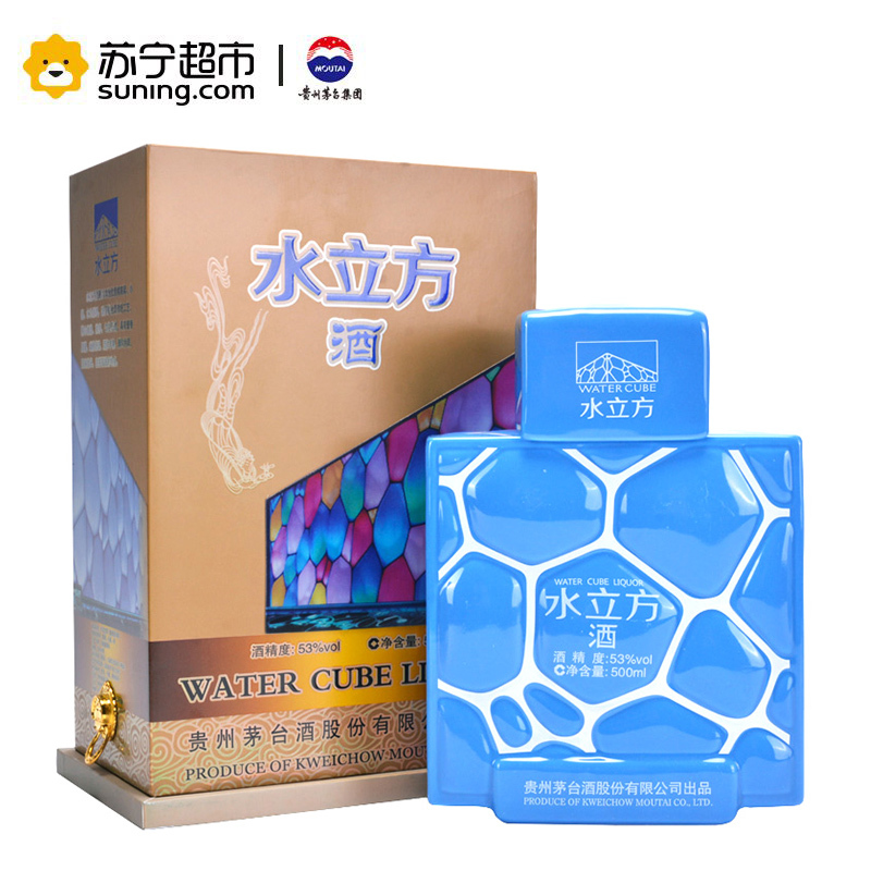 贵州茅台 水立方酒 2012-2013年出厂 53度 500ml 酱香型白酒 单瓶装