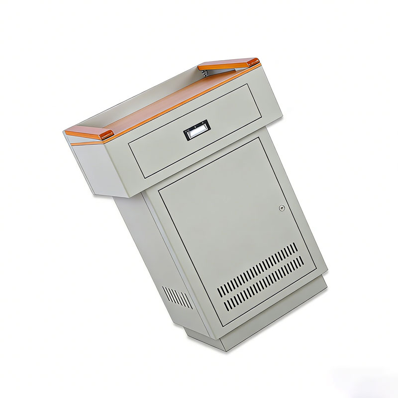 豫众诺 多媒体讲台 木面 台高清大图