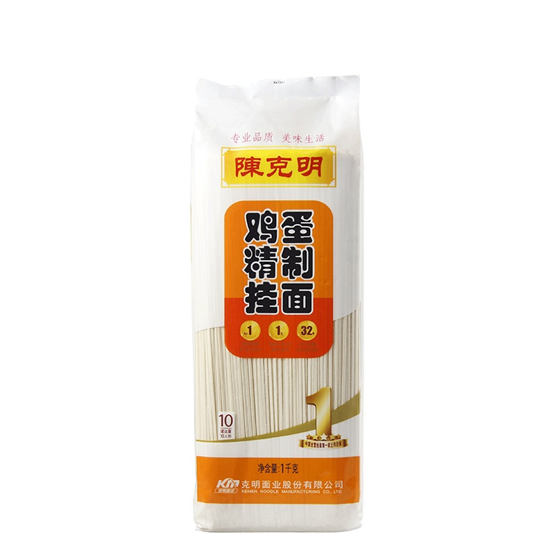 陈克明鸡蛋精制挂面1000g1