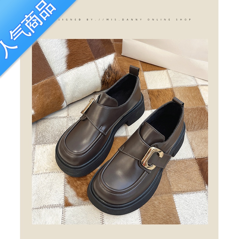 SUNTEK小个子厚底内增高小码313233单鞋玛丽珍鞋乐福鞋小皮鞋33码女鞋子高清大图