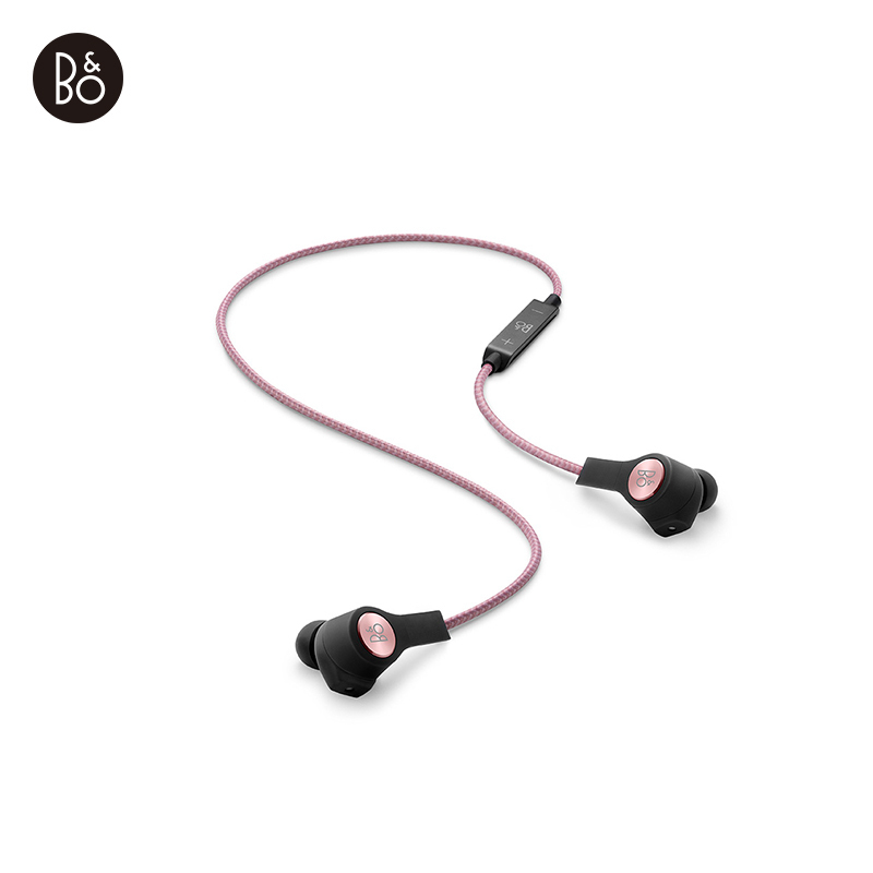 B&O PLAY beoplay H5 入耳式蓝牙无线耳机 磁吸运动耳机 手机游戏耳机 跑步带麦可通话 玫瑰粉色