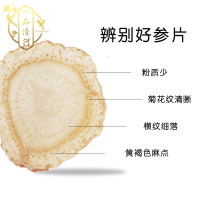 一品清河西洋参片1.0-1.2cm大片100克瓶装