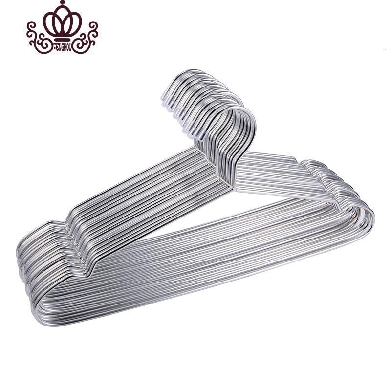 封后真304不锈钢衣架加厚实心衣架家用晾衣架晒衣架304衣架成人挂衣架