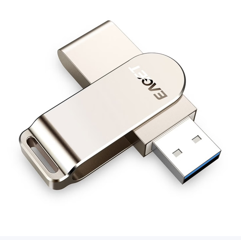 忆捷(Eaget) F60 USB3.0 32GB U盘 高速全金属 金属色高清大图