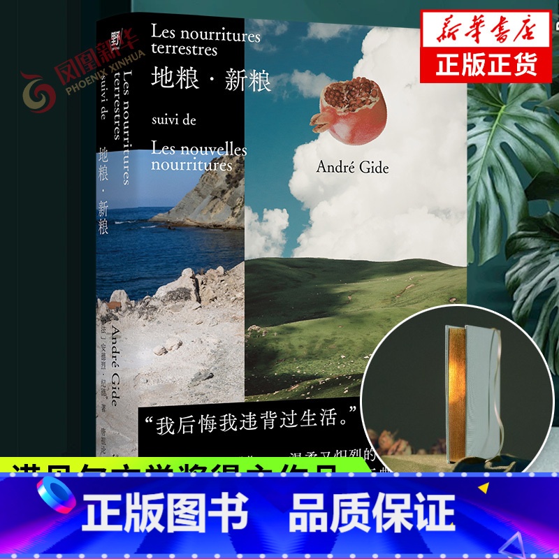 地粮新粮+窄门 【正版】地粮新粮 刷边版 安德烈纪德著 又译人间食粮 诺贝尔文学奖得主《窄门》作者纪德作品 外国文学随笔