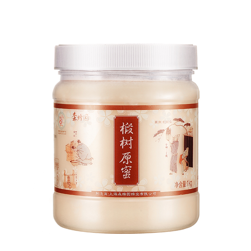 森蜂园椴树原蜜1000g 冲饮 椴树蜜滋补蜂蜜农家自产土取蜂巢蜜蜂
