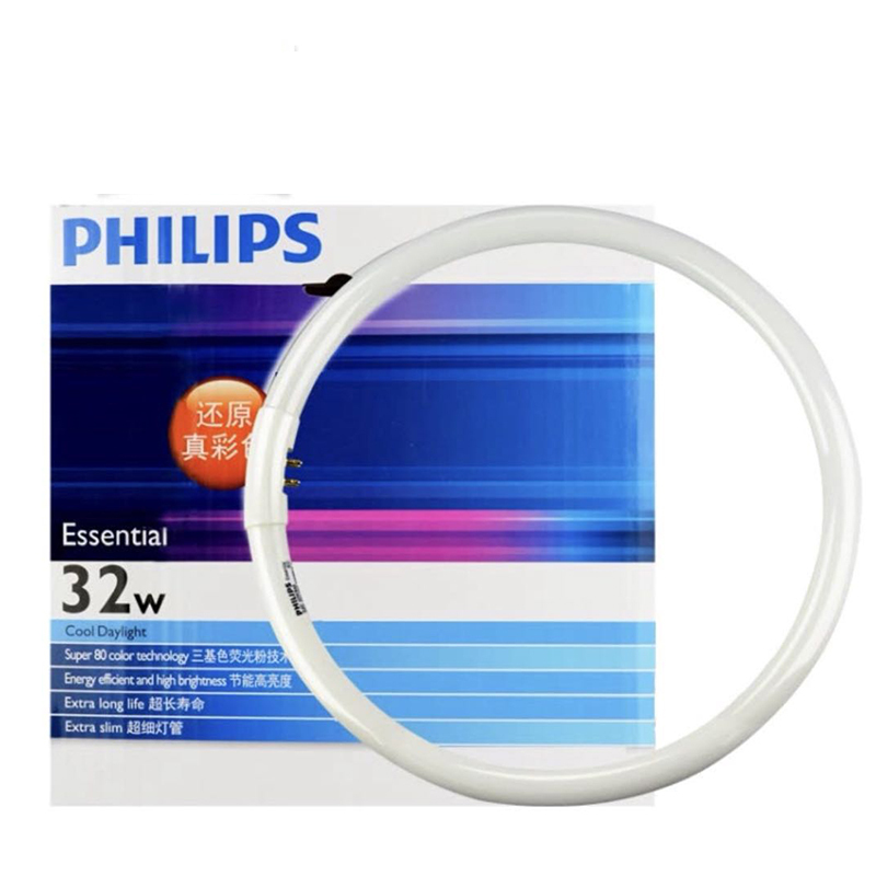 飞利浦(Philips) T5 环形 LED节能灯管 32W 6500K 白光日光色 10根 (单位:件)