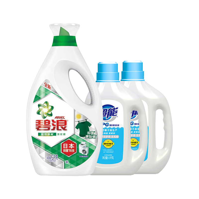洗护套餐7(洗衣液2kg+洗手液248ml+洗衣粉1.36kg+洗衣液1.5kg*2+奥妙洗衣皂226g*2新老包装随机