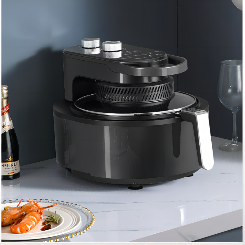 德世朗家用复古式电烤炉空气炸锅sylcddqjk007