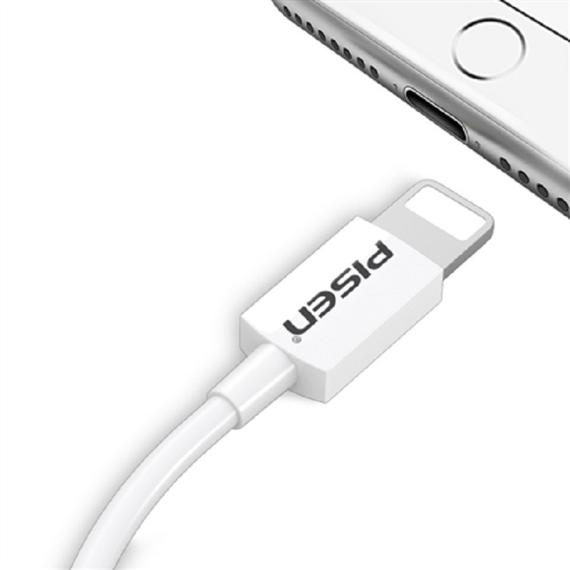 品胜(PISEN) Apple Lightning快充 数据充电线(1000mm)(苹果白)挂卡装-国内版CN 单根价格