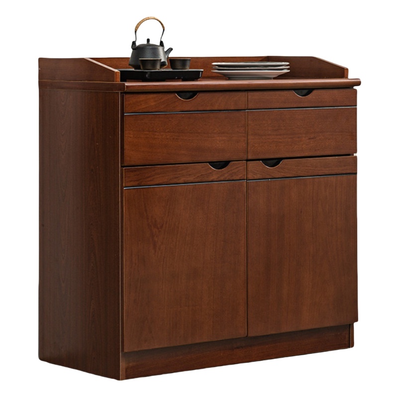 演发 茶水柜胡桃色高清大图