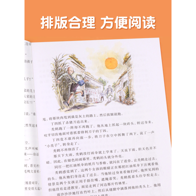 [全套13册]草房子+曹文轩画册+狼王梦 [正版]草房子原著曹文轩画本小学生课外阅读书籍全套3册适合二三四五六年级上册下