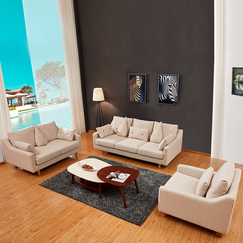 【新品推荐】左右北欧沙发现代简约客厅整装1 2 3组合布艺沙发小户型