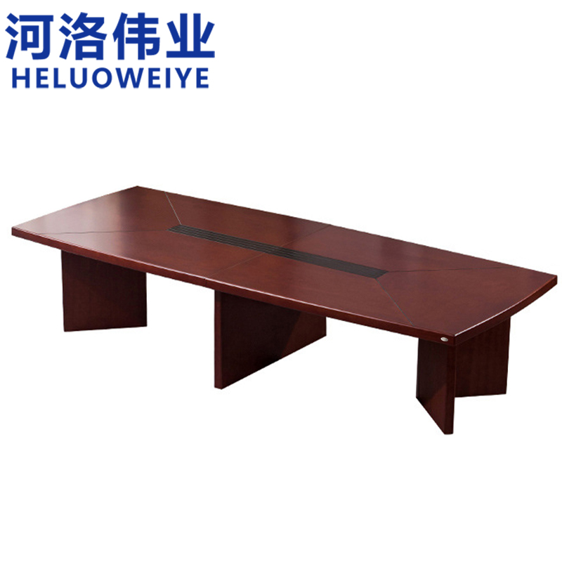 河洛伟业会议桌2.4m张高清大图