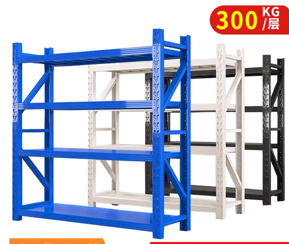 LLANO 仓储货架置物架 180(L)*200(H)*50(W)cm(黑色)单位:个 (5个含安装 )货期1周 无维保高清大图