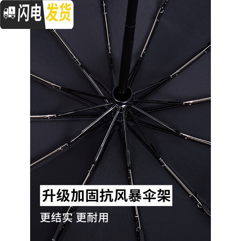 三维工匠全自动雨伞s男女黑科技折叠遮阳帅气学生大号晴雨两用超大太阳伞高清大图