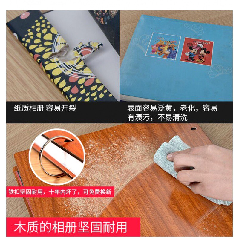 相册5寸 相册本 插页式家庭影集大五寸800张大容量宝宝成长纪念册 三维工匠 大5寸1000张幸福脚丫高清大图