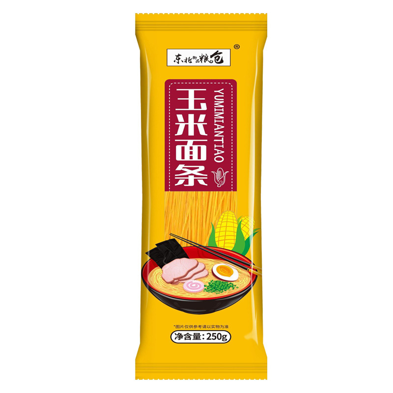 东北御品粮仓玉米面条非转基因玉米0脂肪健康粗粮代餐饱腹250g*10袋无添加