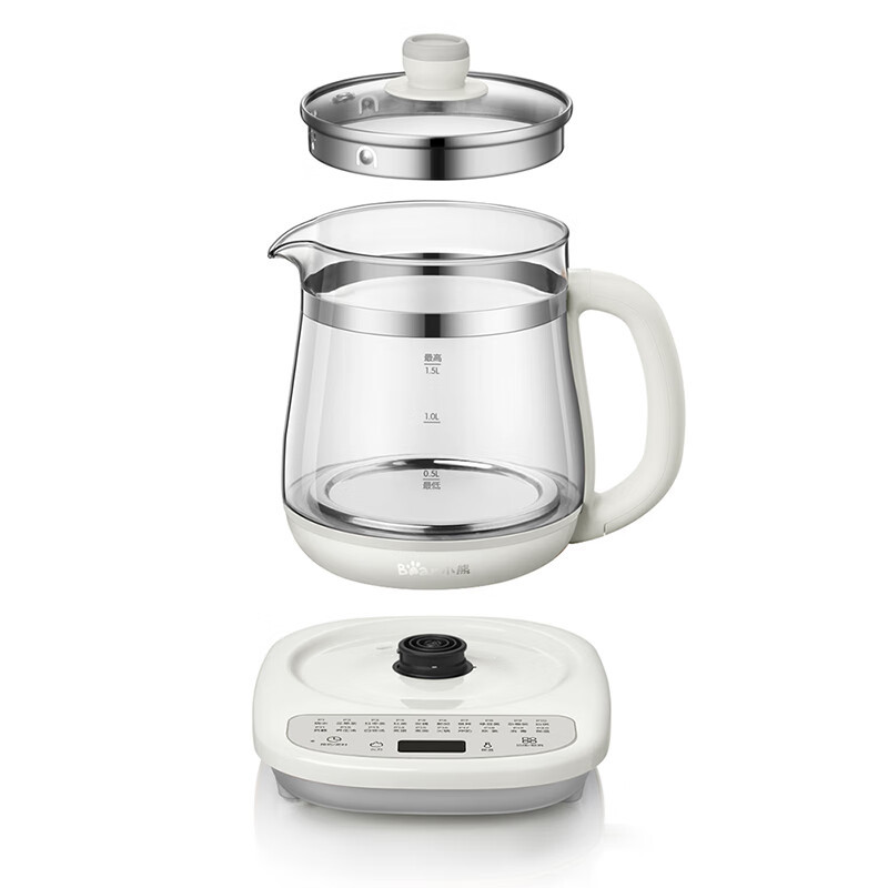 小熊(bear) 养生壶1.5L煮茶壶全自动保温多功能电水壶 YSH-C15W1不带滤网