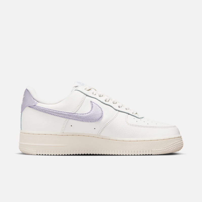 nike耐克女鞋airforce1白紫空军一号低帮运动鞋板鞋dv7470100