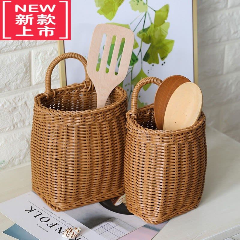 可莉允日式大蒜生姜果蔬收纳挂袋厨房手提买菜袋装洋葱大号杂物网兜袋子图片