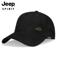 JEEP SPIRIT吉普帽子情侣款棒球帽户外遮阳羊毛帽子秋冬加厚休闲帽鸭舌帽
