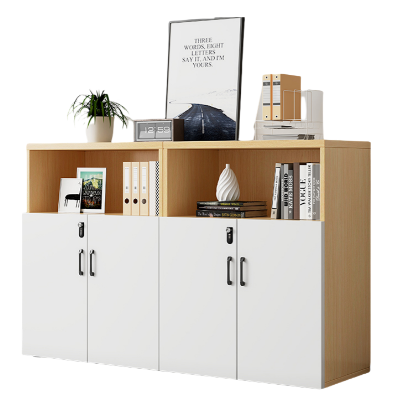 智叶舟矮柜文件柜四门柜160*40*109cm台高清大图